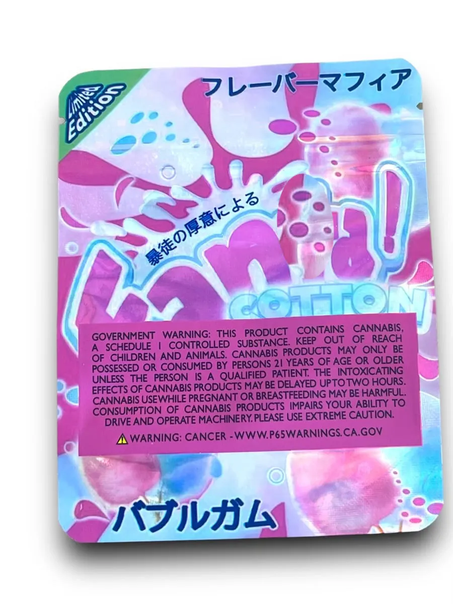 Fan-ta Cotton Candy (Pink Slush) Mylar Bag 3.5 Grams | Xotic Packs