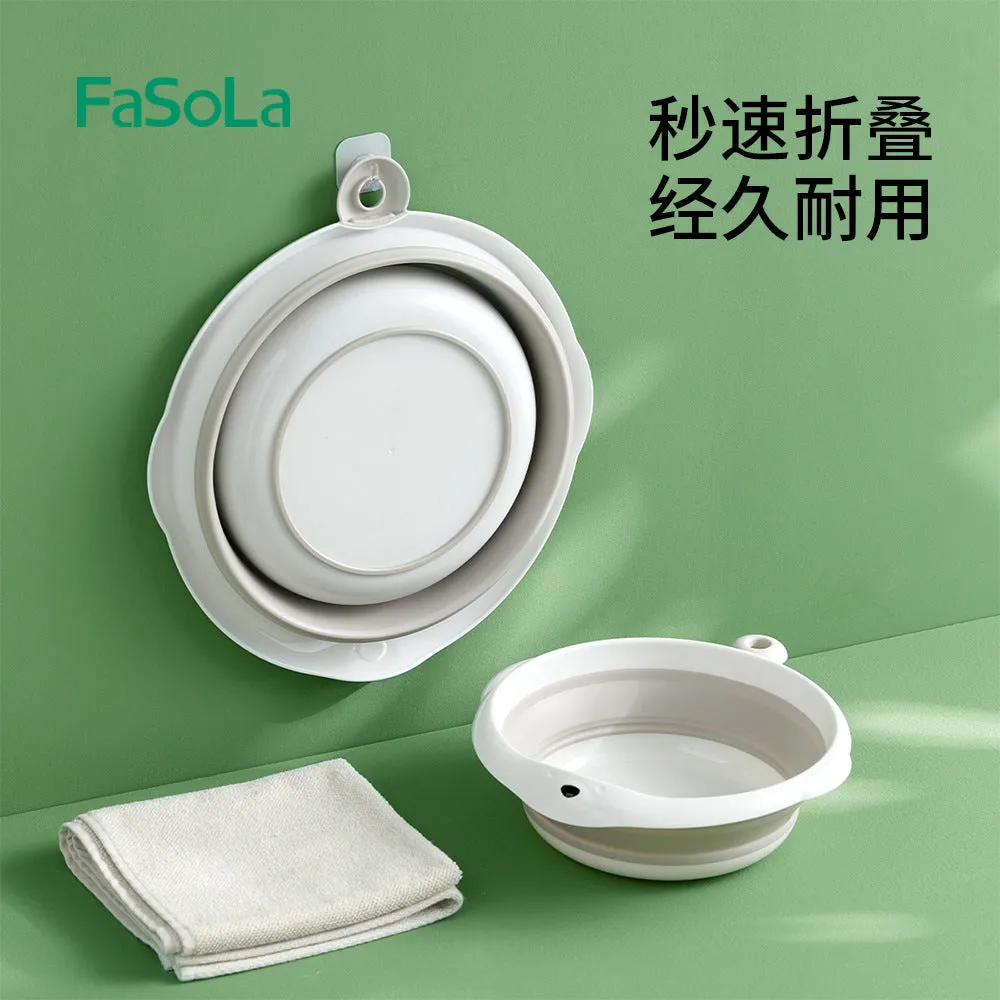 FaSoLa Cartoon Foldable Basin - Large, Milk Coffee Color
