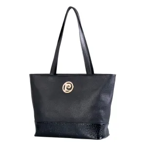 Felicia Croc Panel Tote PCL05097BKBK-A0