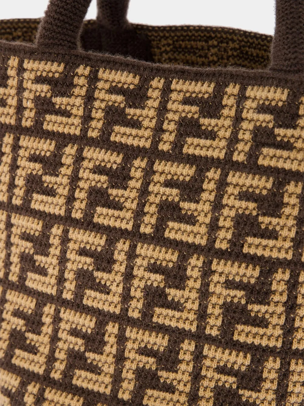 FF Cashmere Shopping Bag