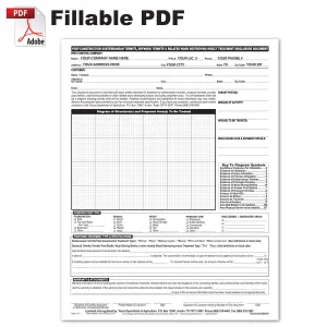 Fillable PDF Texas Termite Post-Construction Disclosure Document