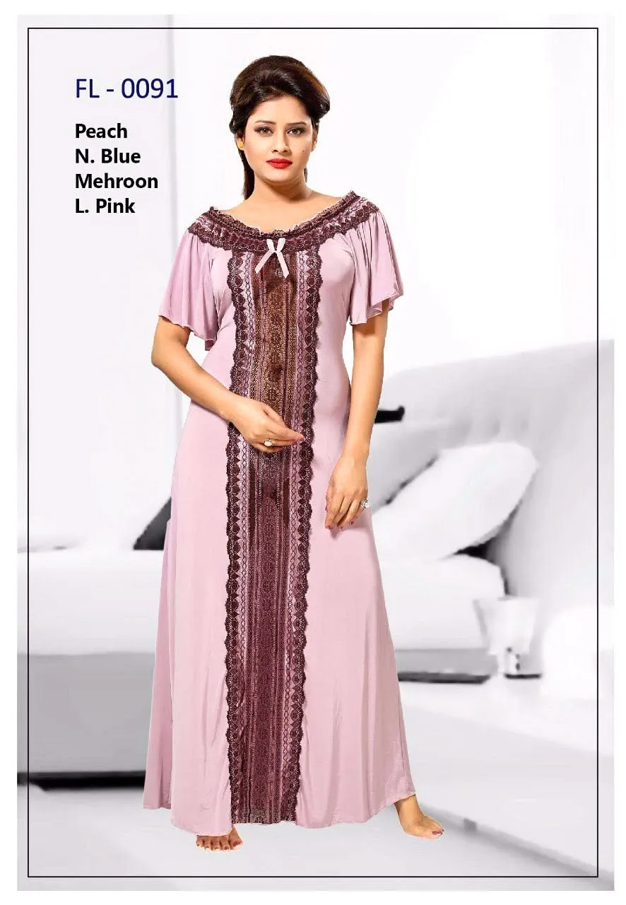 FL-0091 - Flourish Exclusive Bridal Nighty Set Collection