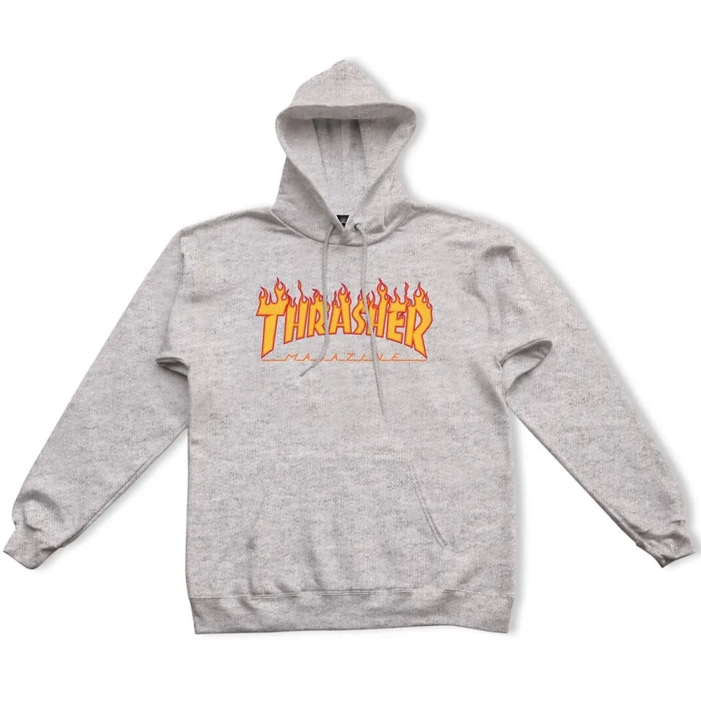 Flame Logo Hoodie (Grey)