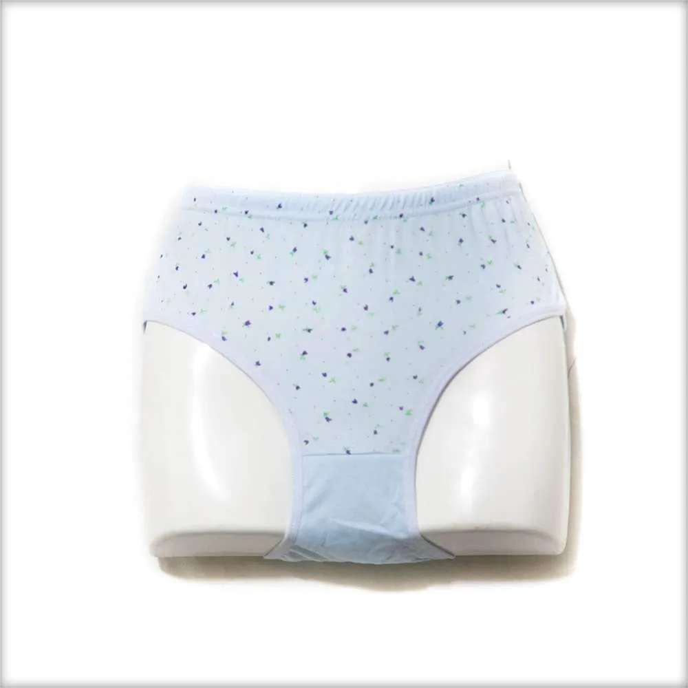 Flower Dotted Panty - Sky Blue