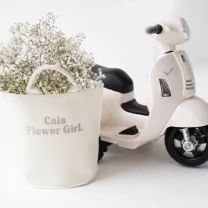 Flower Girl/Page Boy Basket - Embroidered