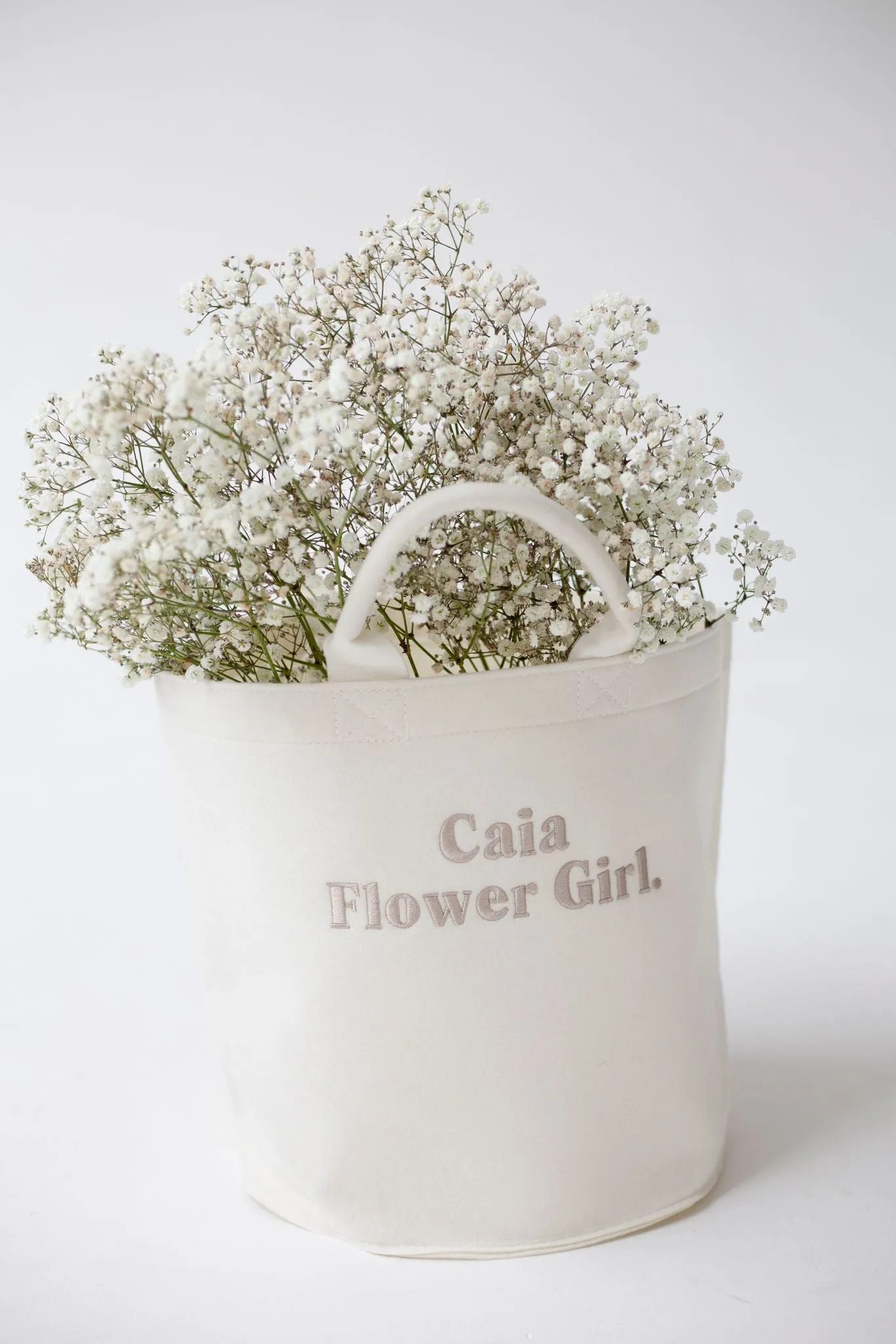 Flower Girl/Page Boy Basket - Embroidered