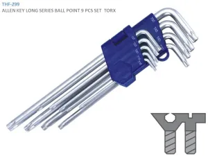 FOLDABLE ALLEN KEY SET - HEX METRIC (1.5MM - 6MM)