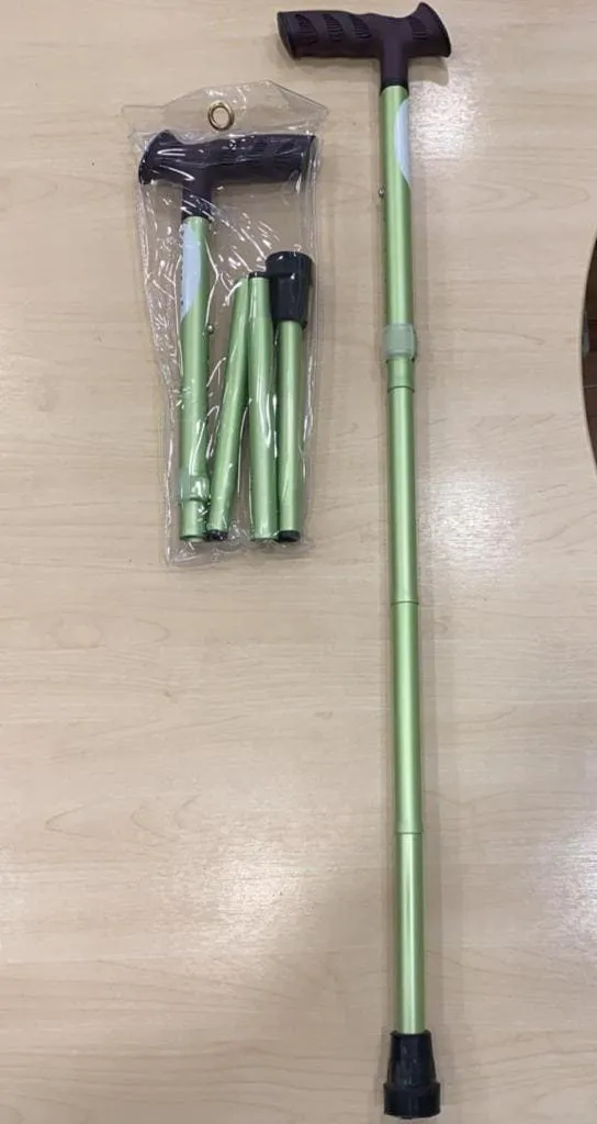 Foldable and Adjustable Walking Stick