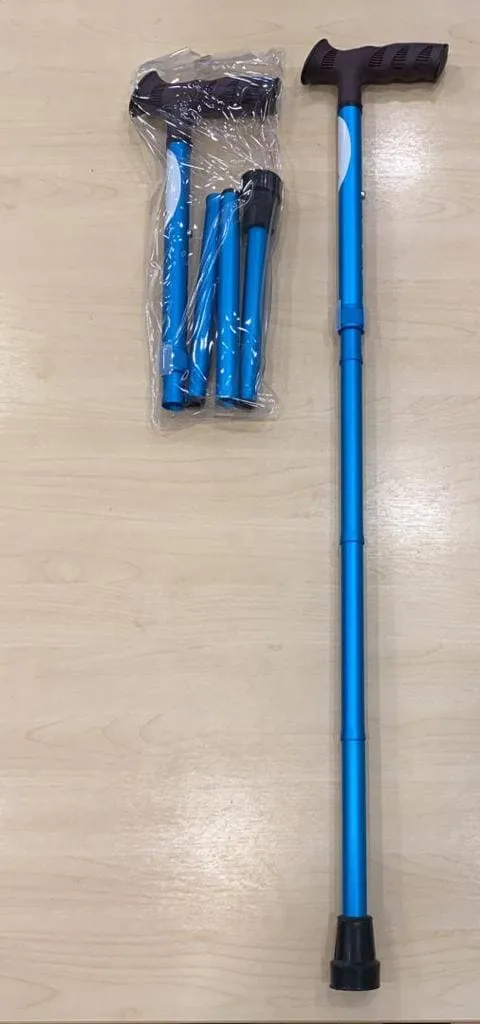 Foldable and Adjustable Walking Stick