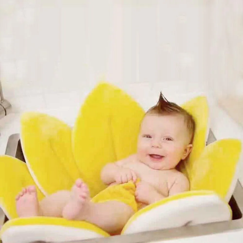 Foldable Blooming Flower Baby Bath Tub