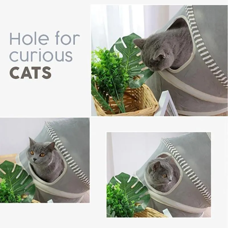 Foldable Cat Bed Tunnel