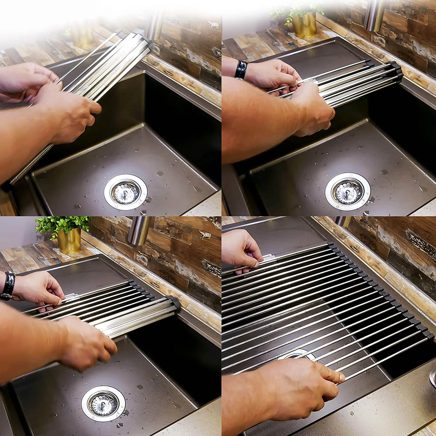 Foldable Dish Drying Sink Rack 2021