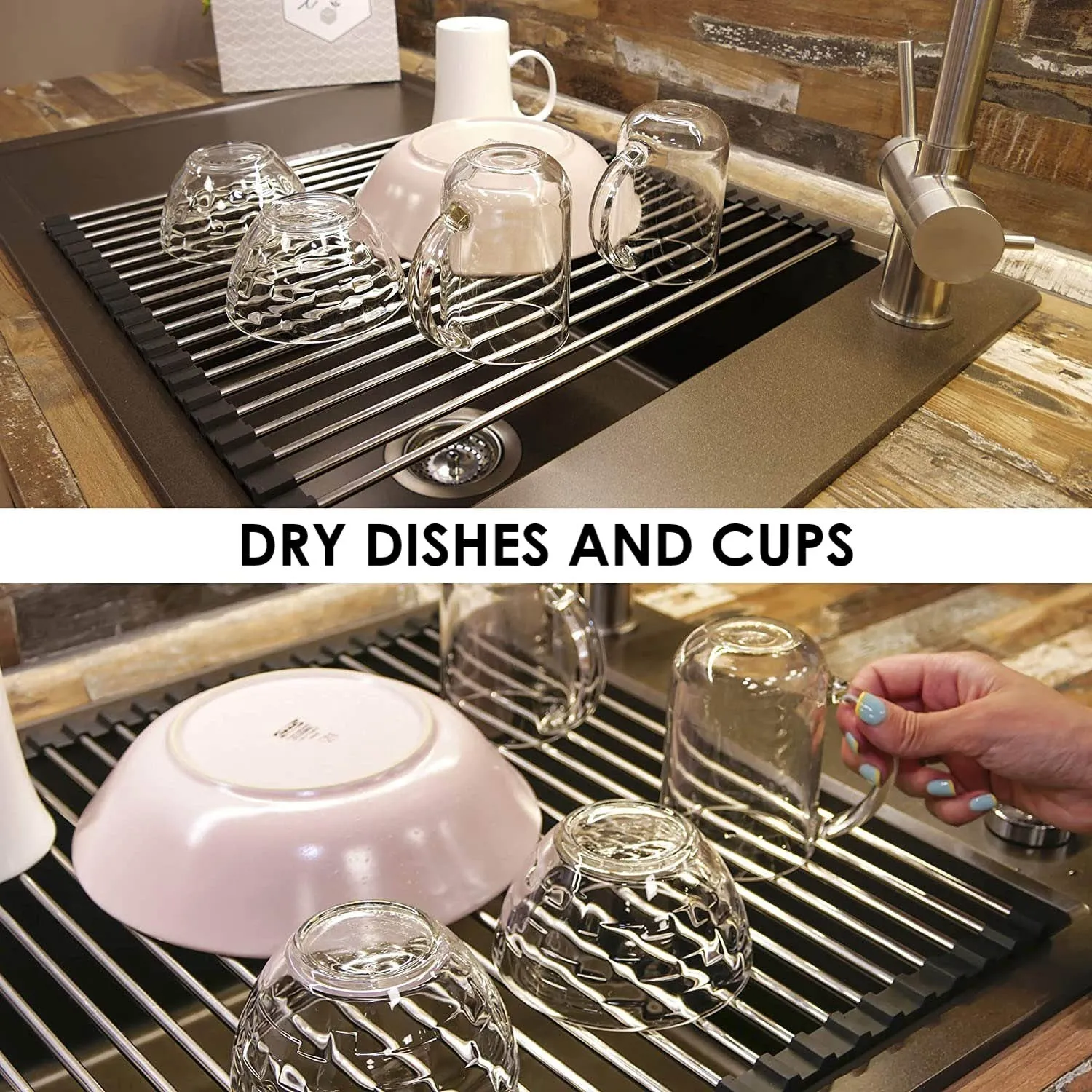 Foldable Dish Drying Sink Rack 2021