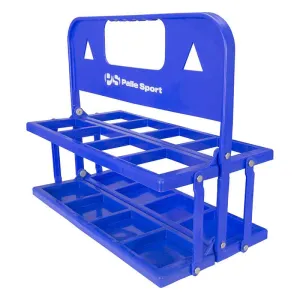 Foldable Hygiene Water Bottle Carrier for 1-Litre Bottles - Colour: Blue