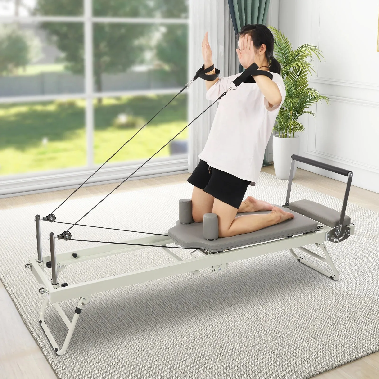 Foldable Pilates Reformer Machine