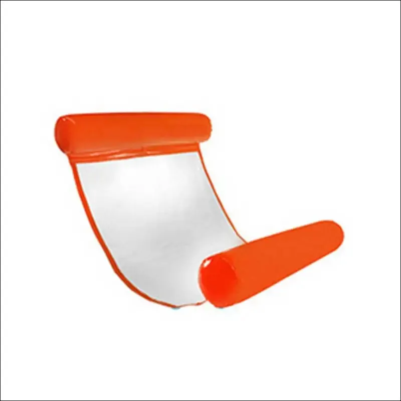 Foldable pvc summer inflatable floating lounger chair