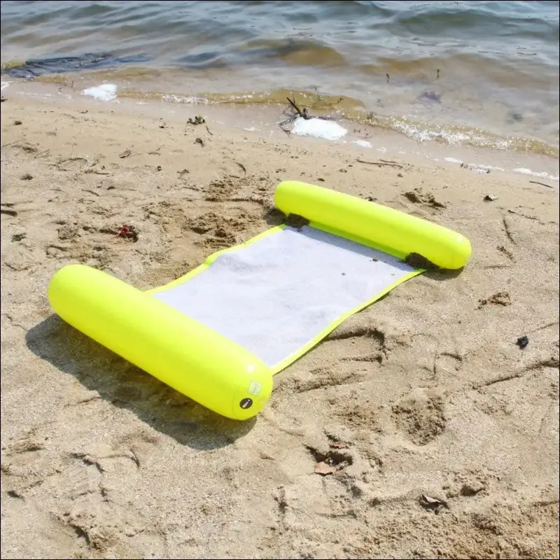 Foldable pvc summer inflatable floating lounger chair