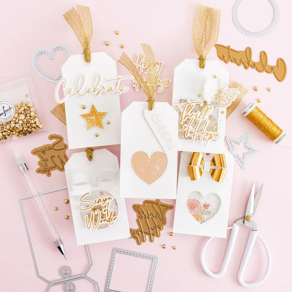 Foldable Shaker Tags PinkFresh PF079ES