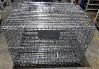 FOLDABLE WIRE MESH CAGE WITH TOP COVER