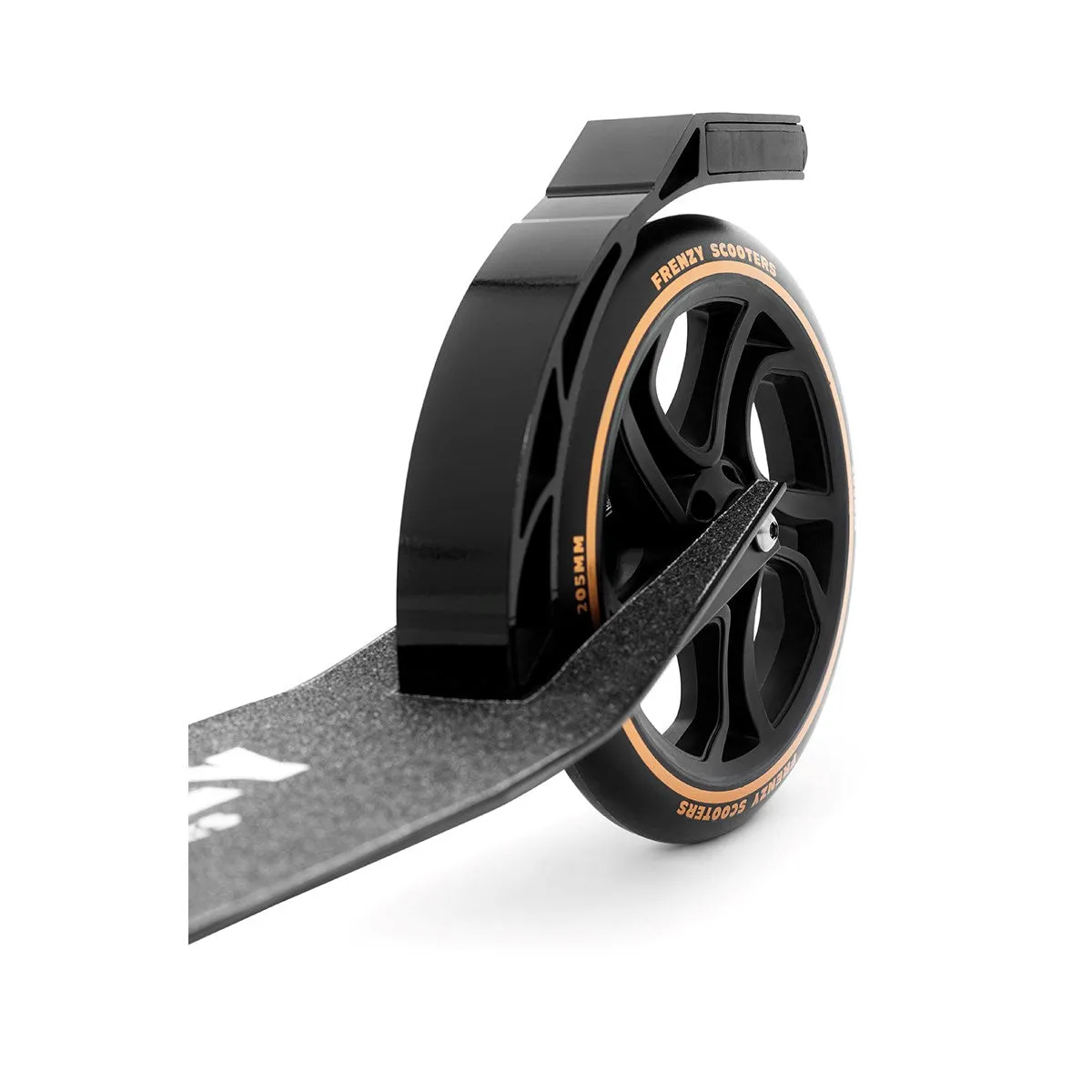 Frenzy 205mm Dual Brake V4 Recreational Scooter - Black