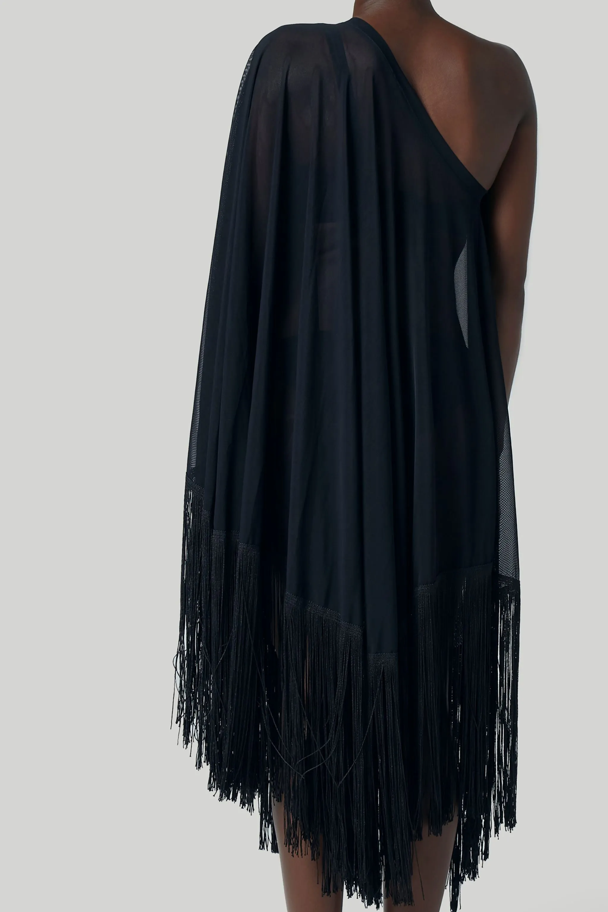 Fringed Poncho-Convertible Skirt