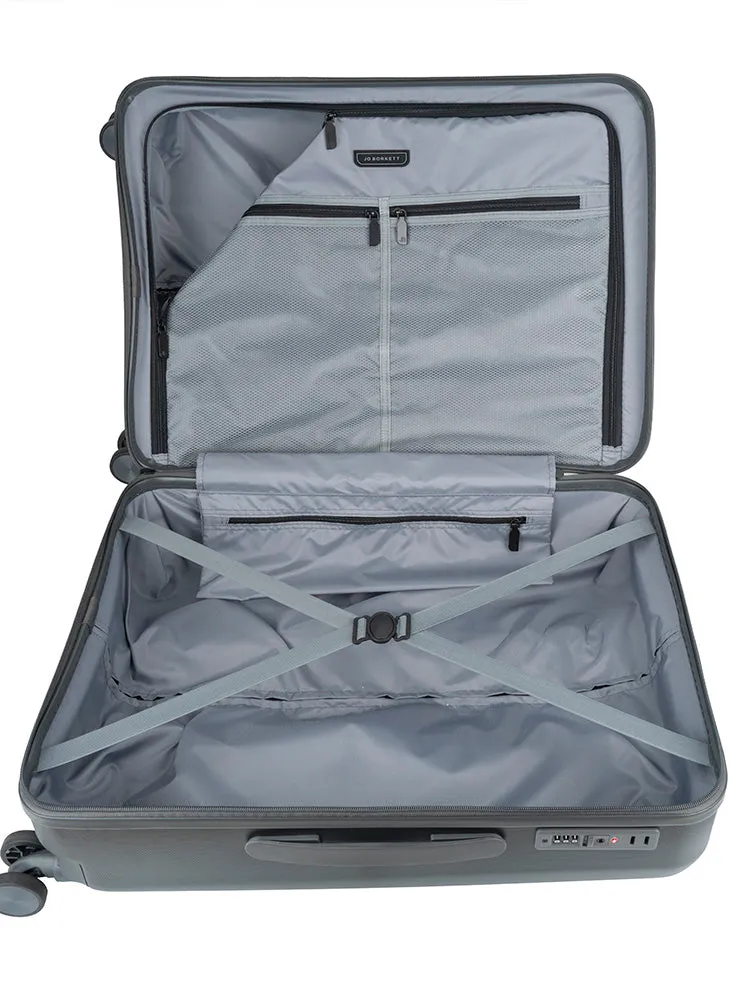 Gatsby 4 Wheel 65cm Carry-On Trolley Case - Charcoal