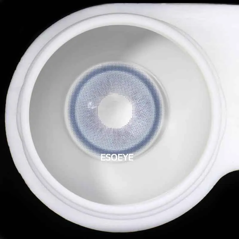 Genshin Moon Blue Colored Contact Lenses Yearly