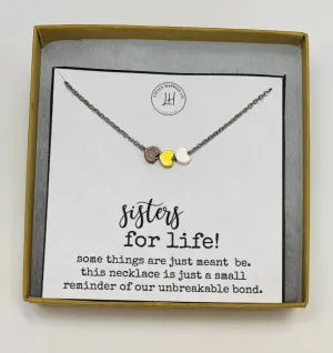 Gift for Sister, Sister gift, Sister necklace, best Sister gift, Sister gifts, Big sister, Valentine gift for Sister, Little sister