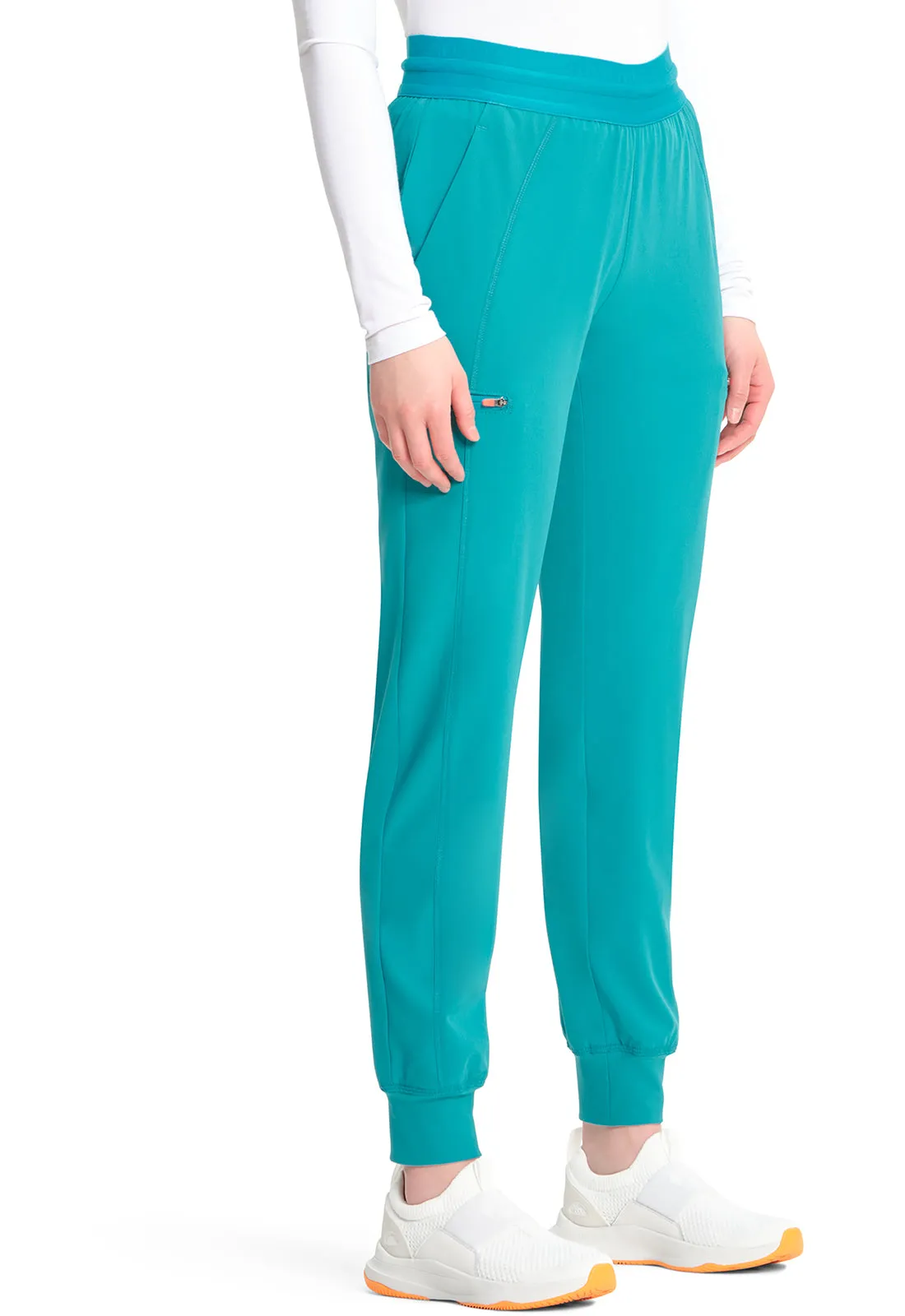 GNR8 IN122A Mid Rise Jogger Teal Blue