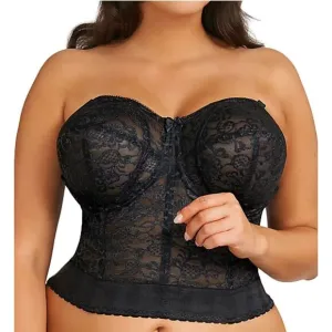 Goddess Bra Plus Size Lace Bridal Lace Bustier Sexy Lace Black Size US 48C: NWT
