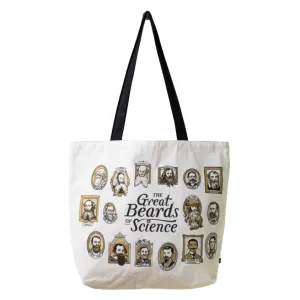 Great Beards of Science Reversible Canvas Tote Bag