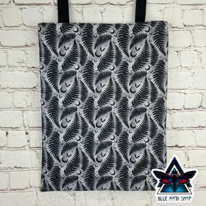Grey Fern 100% Cotton Canvas Tote Bag