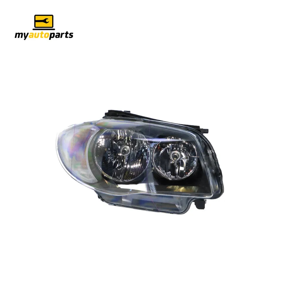 Halogen Head Lamp Drivers Side OES suits BMW 1 Series 2008 to 2011