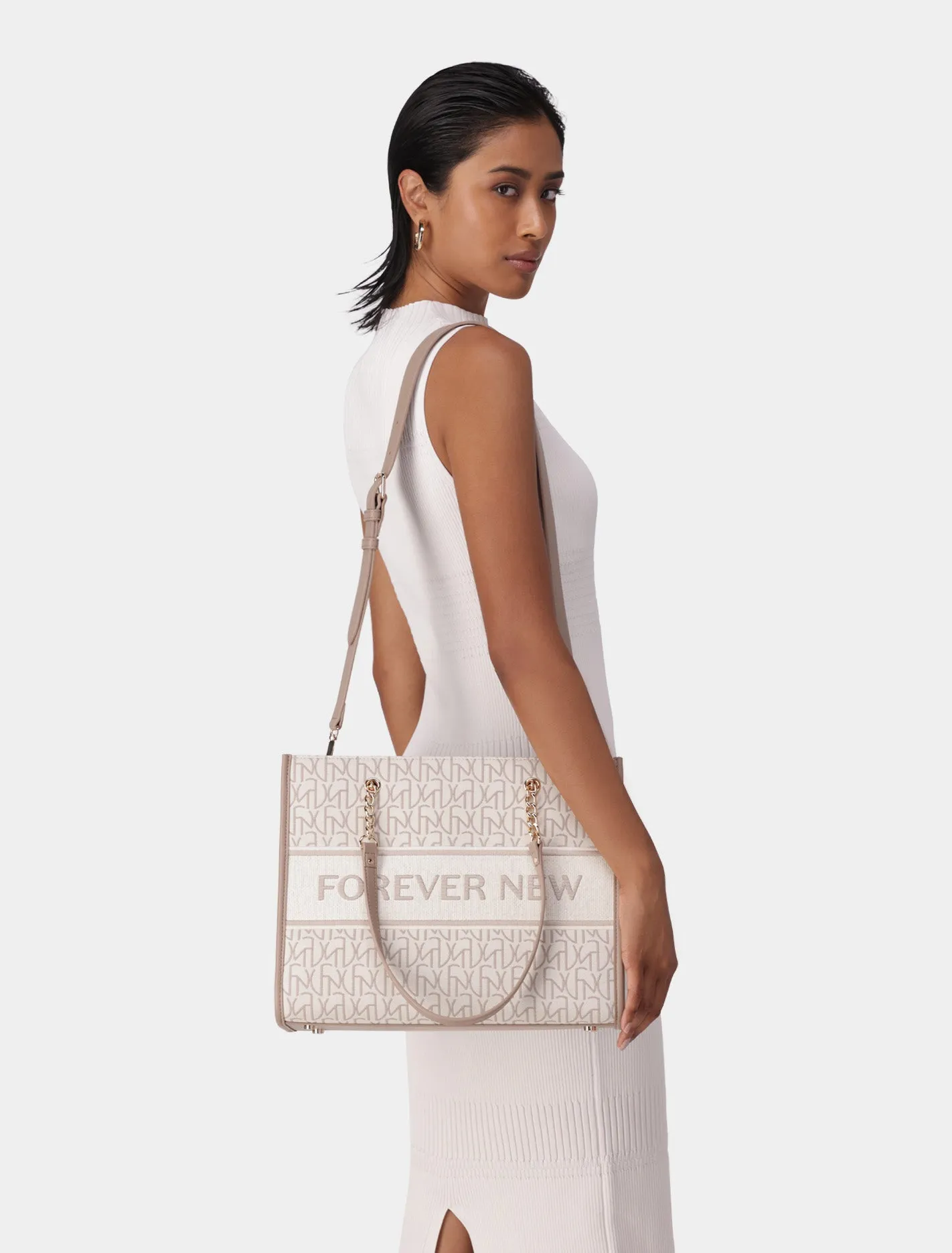 Harper Jacquard Shopper Bag
