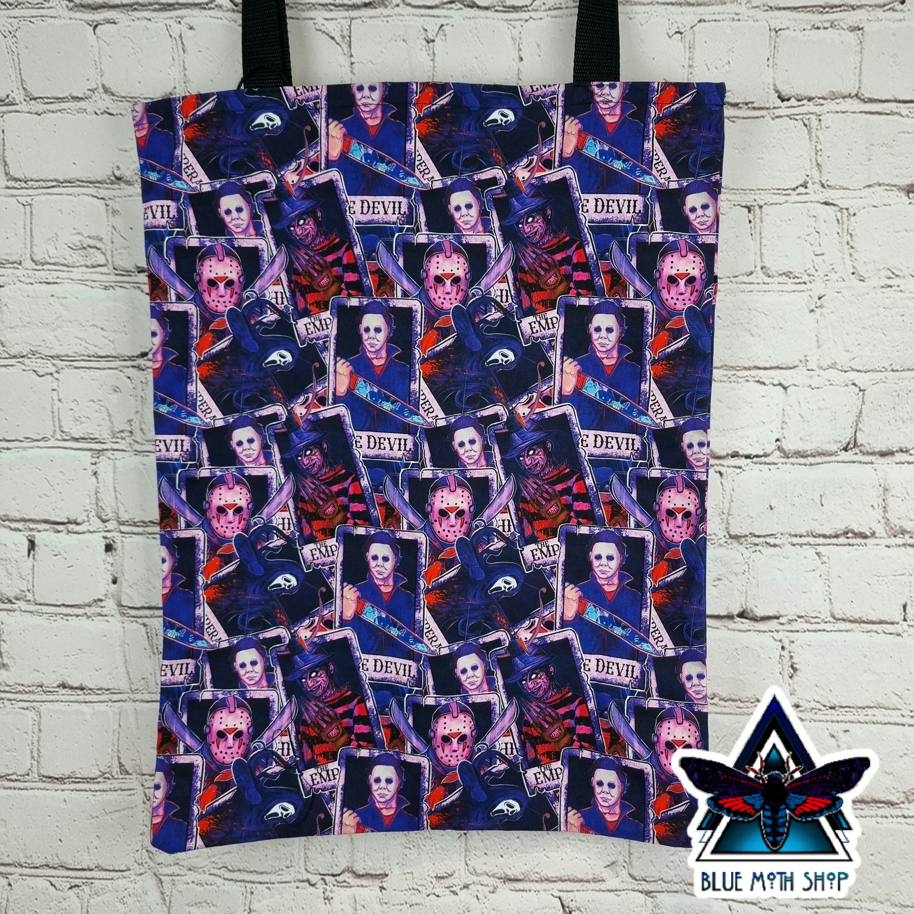 Horror Movies 100% Cotton Canvas Tote Bag