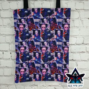 Horror Movies 100% Cotton Canvas Tote Bag