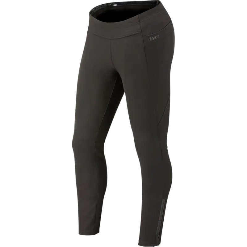 Icon Tuscadero2 Womens Motorcycle Textile Stretch Pants - Black