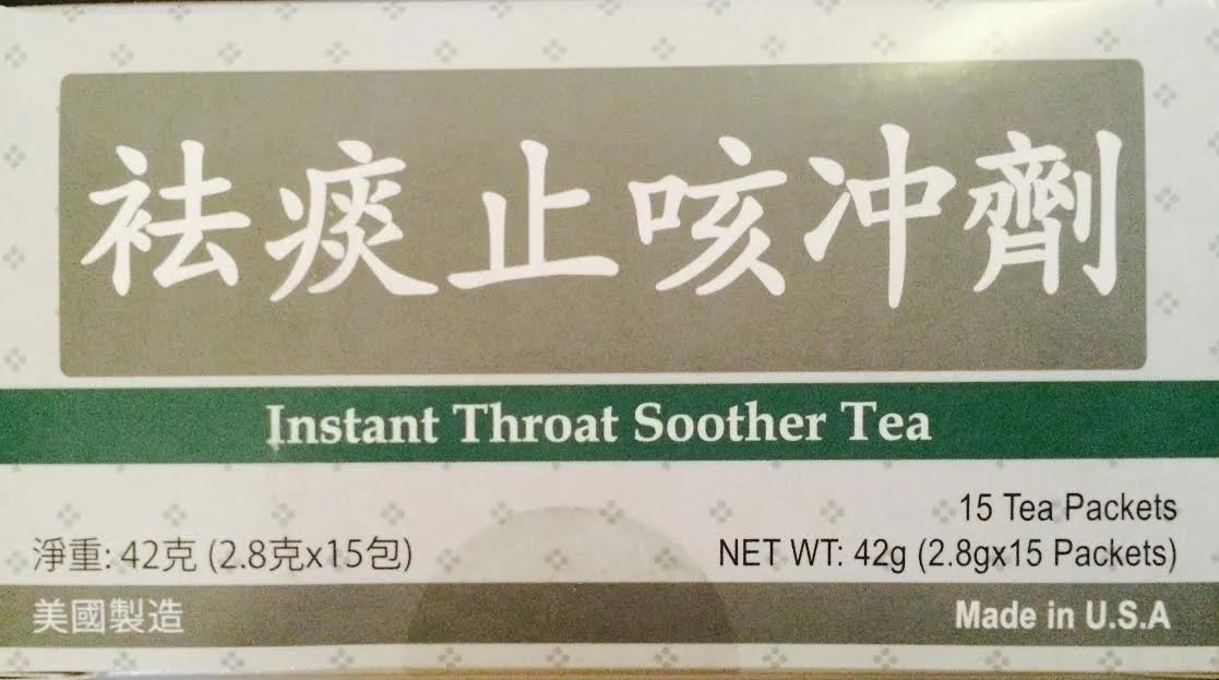 Instant Throat Soother Tea