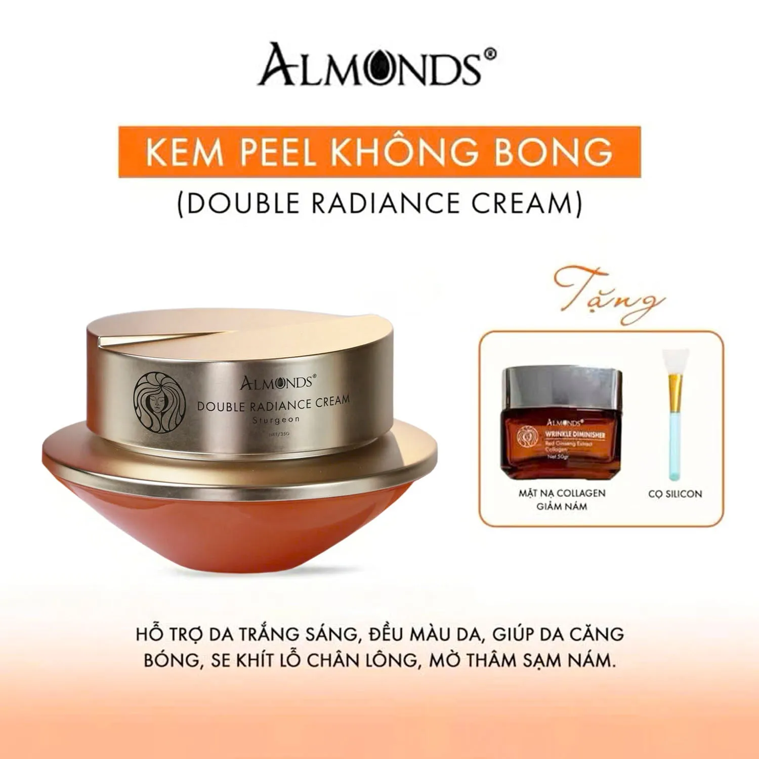 Kem Peel Không Bong Almonds 35g