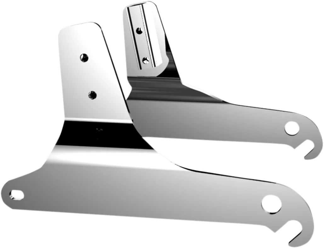 Khrome Werks 263710C Sissy Bar Sideplates - Chrome