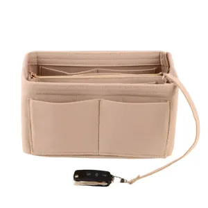 Kimber | Felt Insert Cosmetic Makeup Bag Travel Organizer