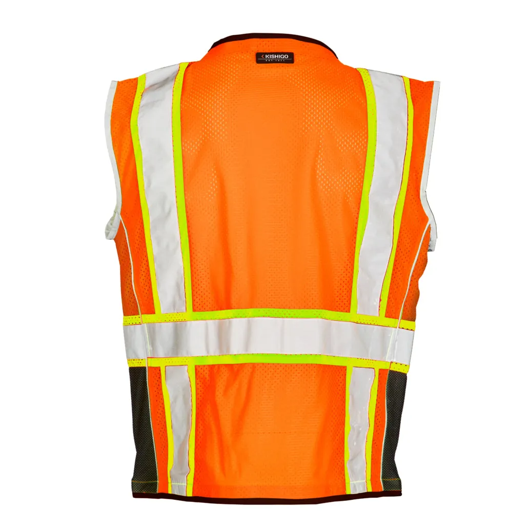 Kishigo Black Series Heavy Duty Vest, Type R Class 2