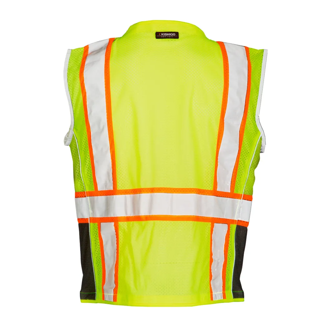 Kishigo Black Series Heavy Duty Vest, Type R Class 2