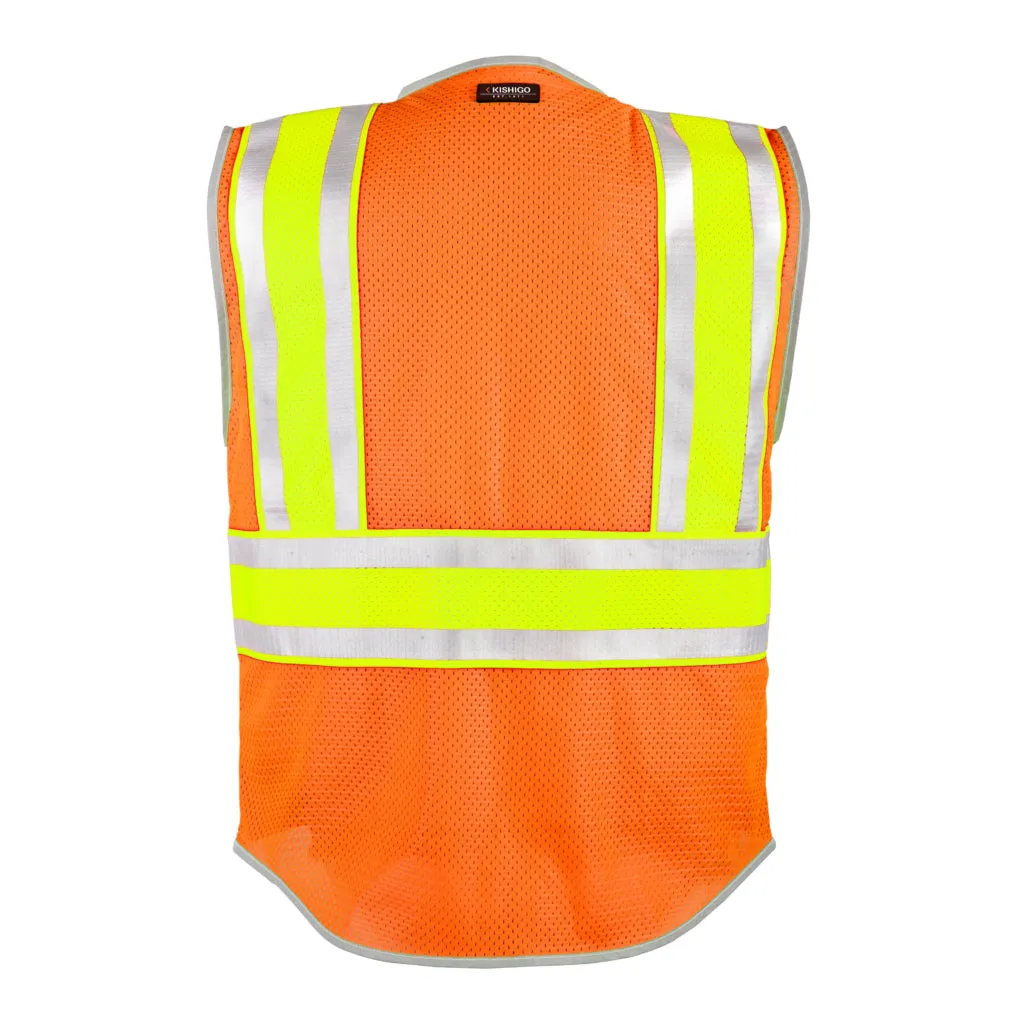 Kishigo Brilliant Series Ultimate Reflective Vest, Type R Class 2