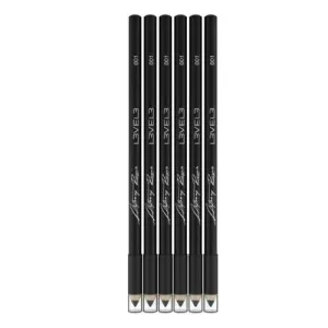 L3VEL3© LINER PENCILS 6 PC BLACK COLOR