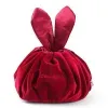 Ladies Makeup Drawstring Velvet Cosmetic Make Up Pouch Bags