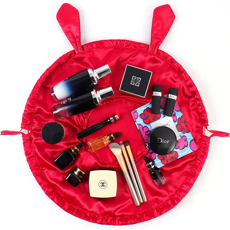 Ladies Makeup Drawstring Velvet Cosmetic Make Up Pouch Bags