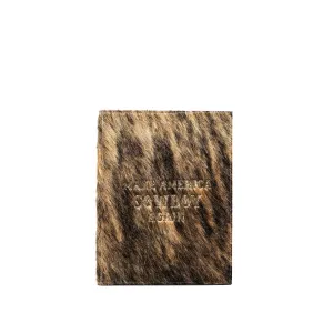 Large Notepad Cover - Exotic Brindle w/ Branded Lettering