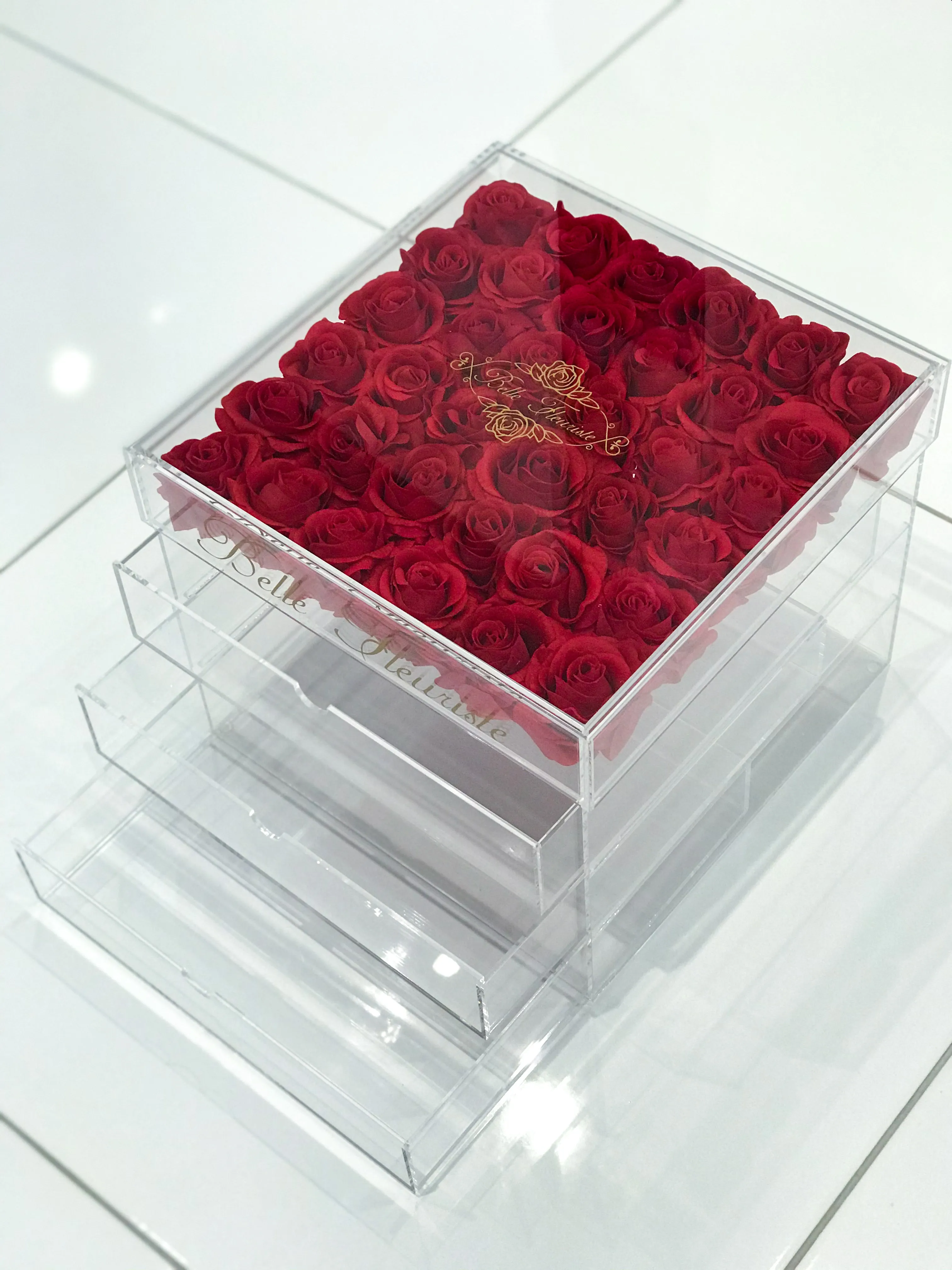 Large Red Cosmetic Box