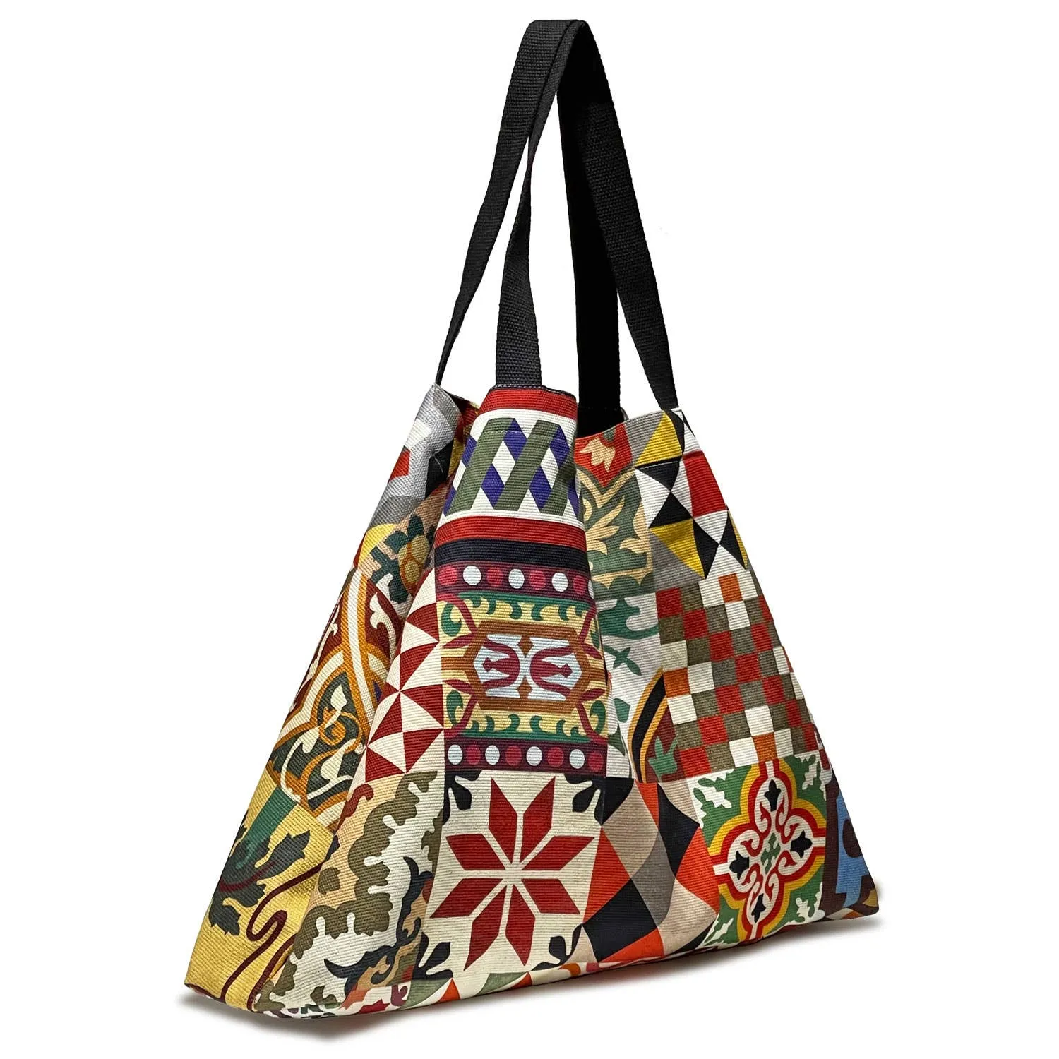 LARGE TILES TOTE BAG